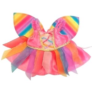 Build A Bear Rainbow Fairy Costume Outfit - Fairycore